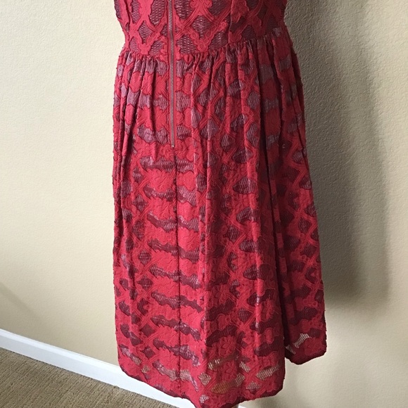 Anthropologie Rubied Lace Dress by Moulinette Soeurs, Size 8 - Picture 11 of 11